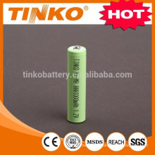 TINKO industrial NI-MH Rechargeable Battery size AAA capacity from 300mah- to 1000mah